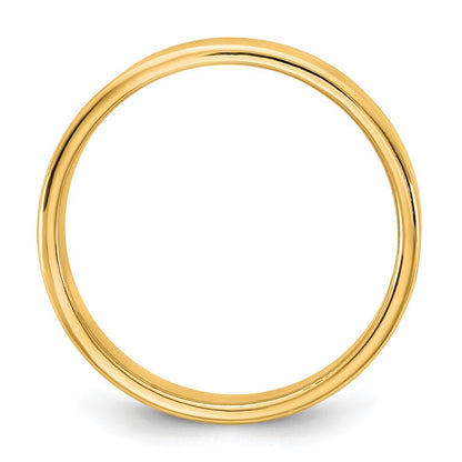 14K Yellow Gold 4.5mm LTW Flat Band Size 7