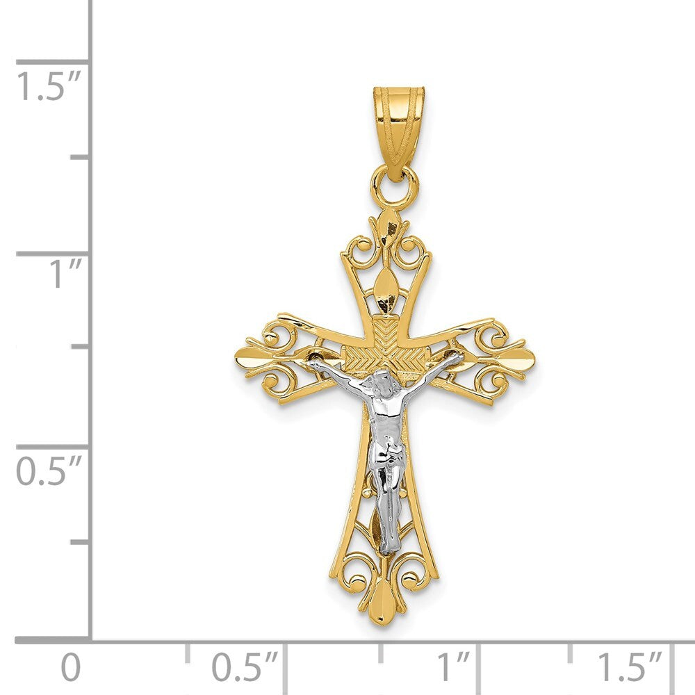 14k Two-tone Gold Pendant for Women