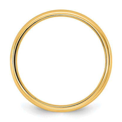 14K Yellow Gold 2.5mm LTW Comfort Fit Band Size 9
