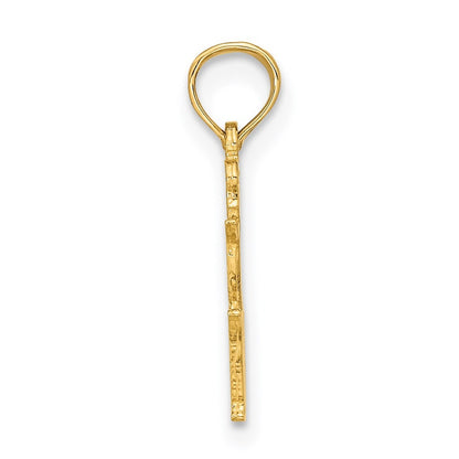 14k Yellow Gold VIRGO Zodiac Charm