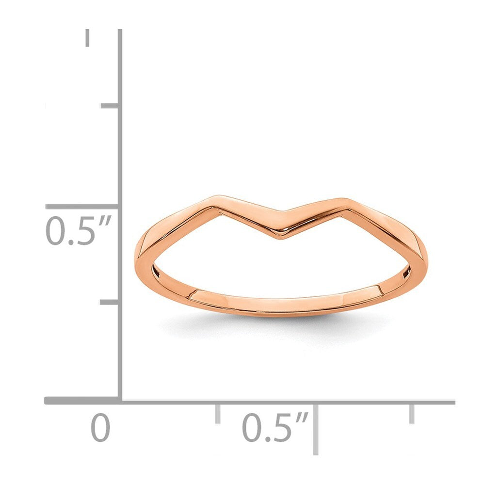 14K Rose Gold Ring Size 7