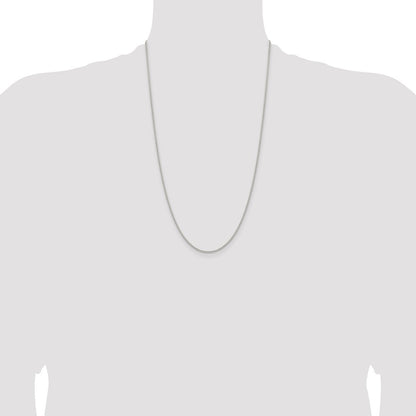 Sterling Silver 1.6mm Round Spiga Chain