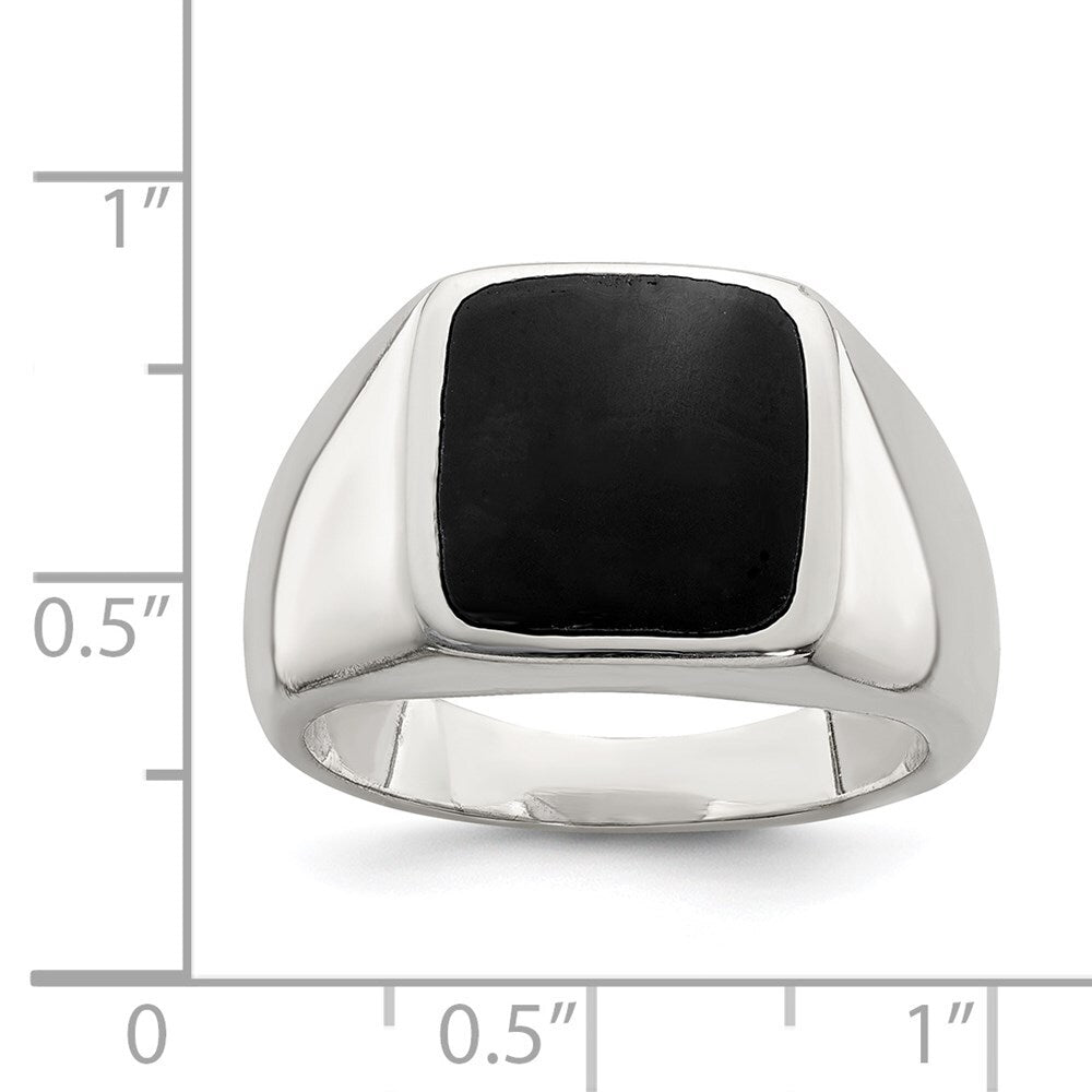Sterling Silver Synthetic Stone Ring Size 7