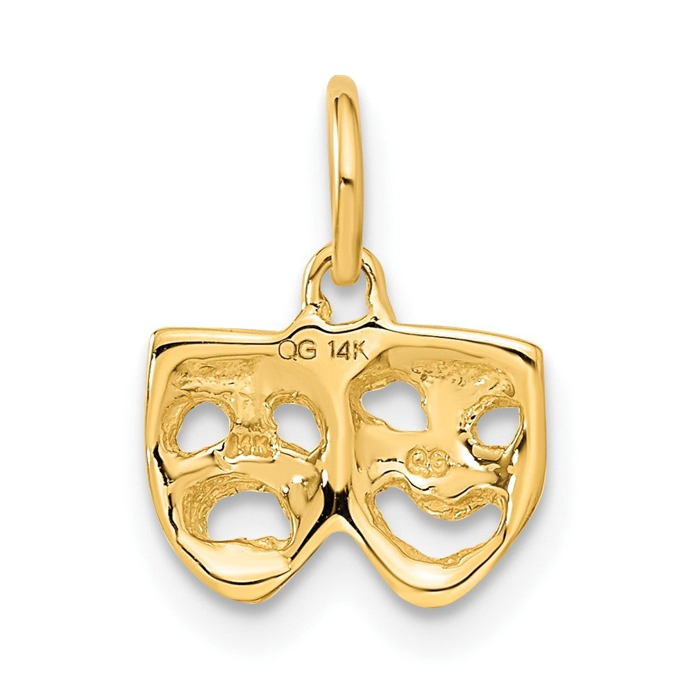 14k Yellow Gold Comedy/Tragedy Charm
