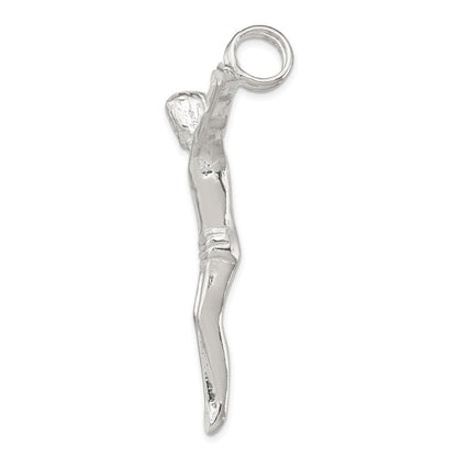 Sterling Silver Corpus (Crucified Christ) Pendant Holiday Gift for Women