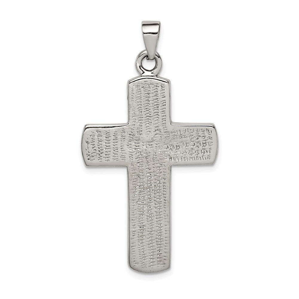 Sterling Silver Mulit-colored Shell Cross Pendant Holiday Gift for Women