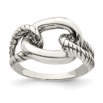 Sterling Silver Antiqued Ring Size 8