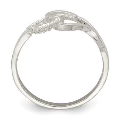 Sterling Silver Heart Ring Size 7