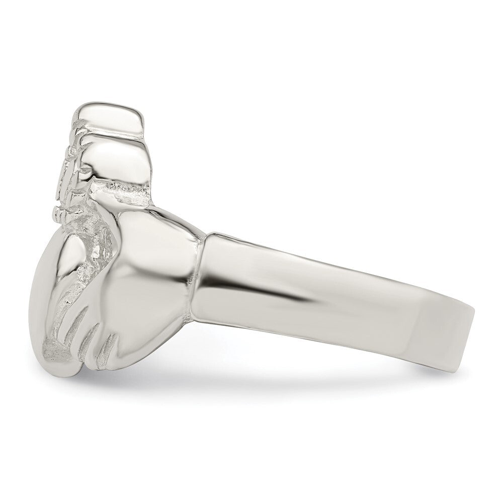 Sterling Silver Claddagh Ring Size 7