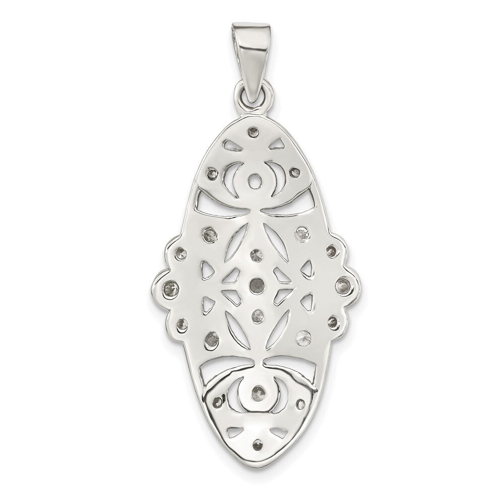 Sterling Silver Polished Knot Dangle Shephard Hook Earrings