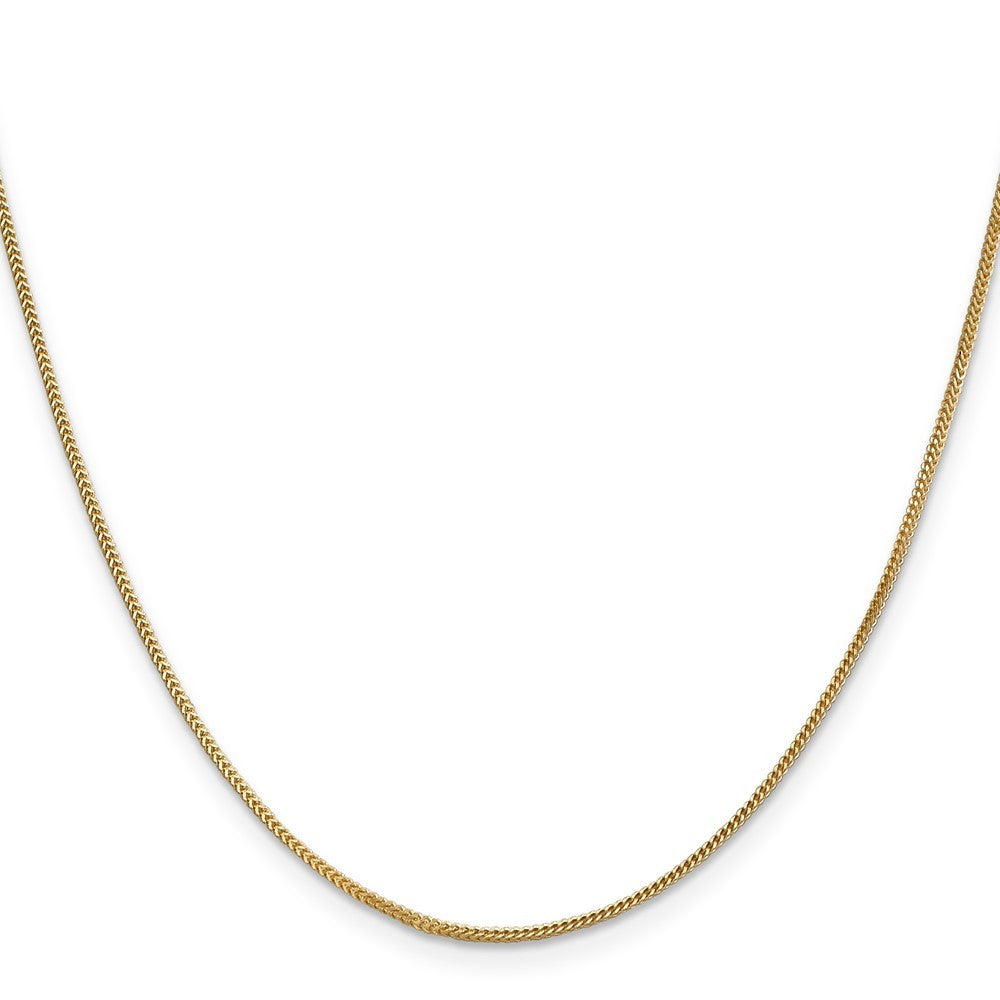 14k Yellow Gold 16 inch .9mm Franco Chain Necklace