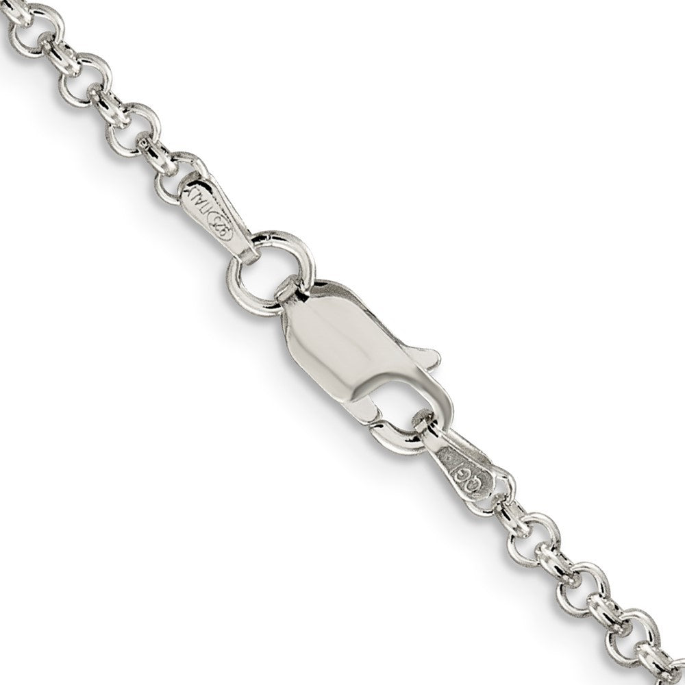 Sterling Silver 2.8mm Rolo Chain Necklace