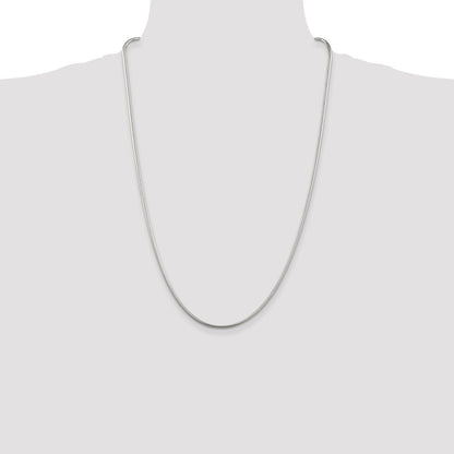 Sterling Silver 2mm Snake Chain