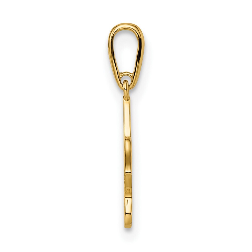 14k Yellow Gold Madi K Hummingbird Pendant