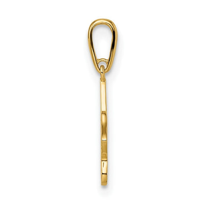 14k Yellow Gold Madi K Hummingbird Pendant