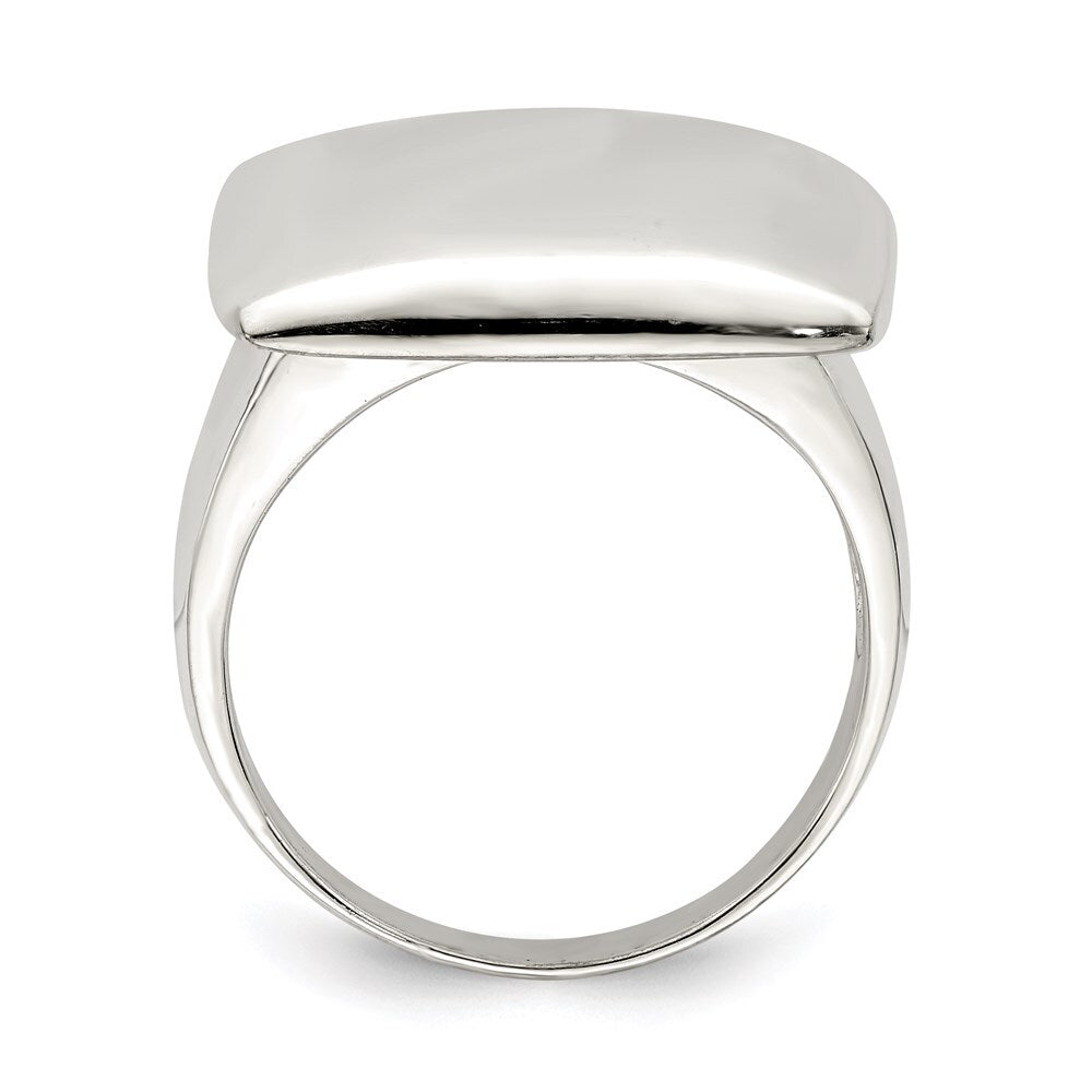 Sterling Silver Solid Ring Size 7