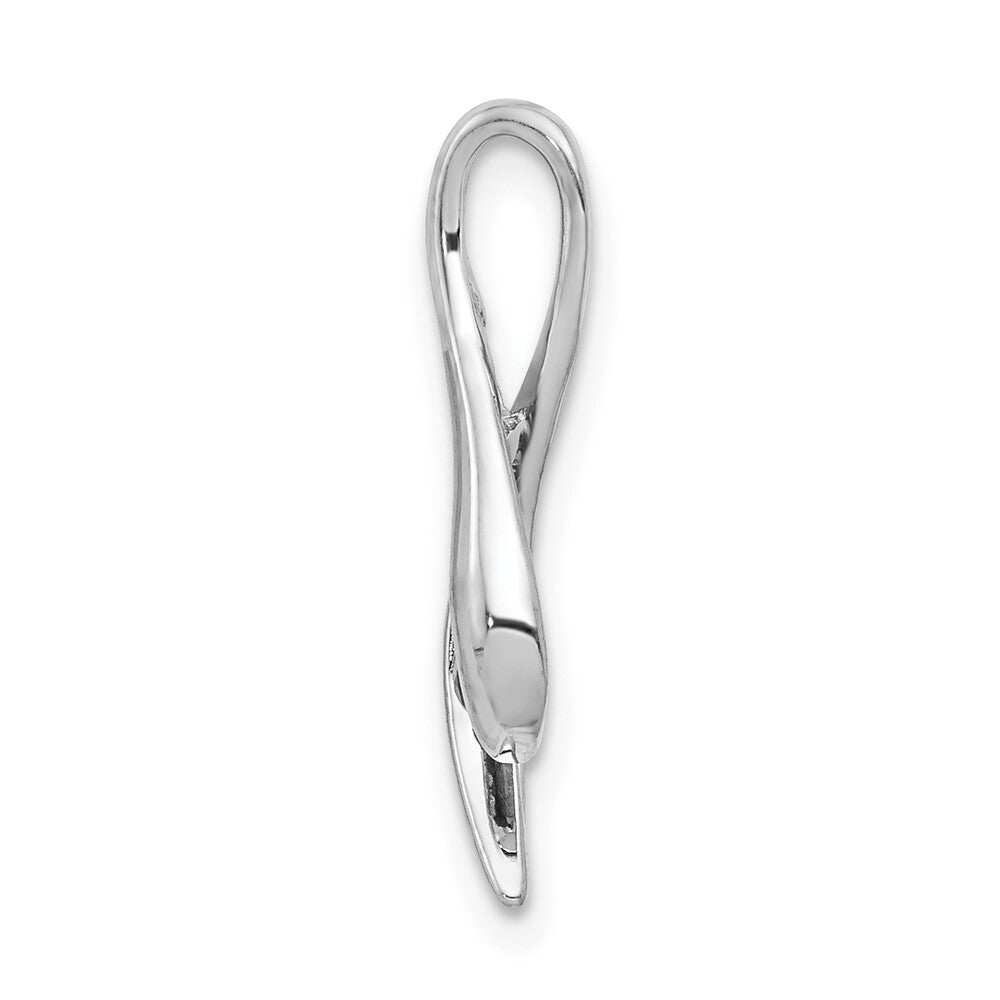 14k White Gold 3mm Ruby Pendant for Women