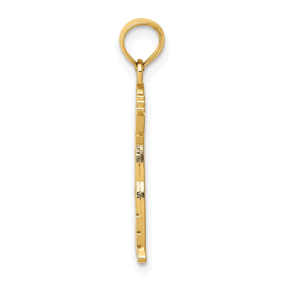 14k Yellow Gold Boy Pendant for Women