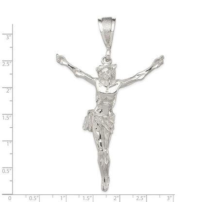 Sterling Silver Corpus (Crucified Christ) Pendant Holiday Gift for Women