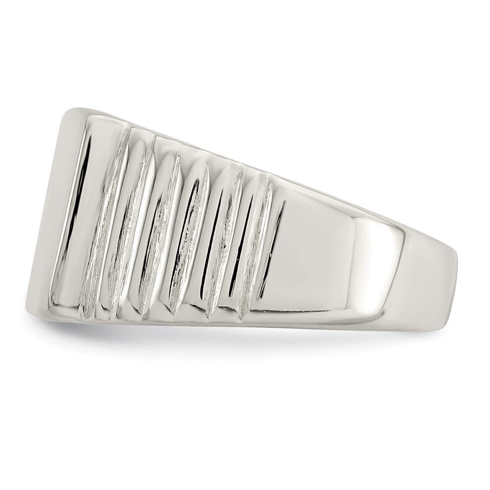 Sterling Silver Signet Ring Size 8