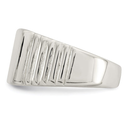 Sterling Silver Signet Ring Size 8