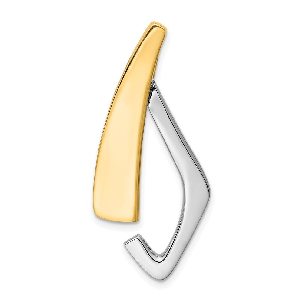 14k Two-Tone Gold Fits up to 6mm Omega, 8mm Reversible, Omega Slide