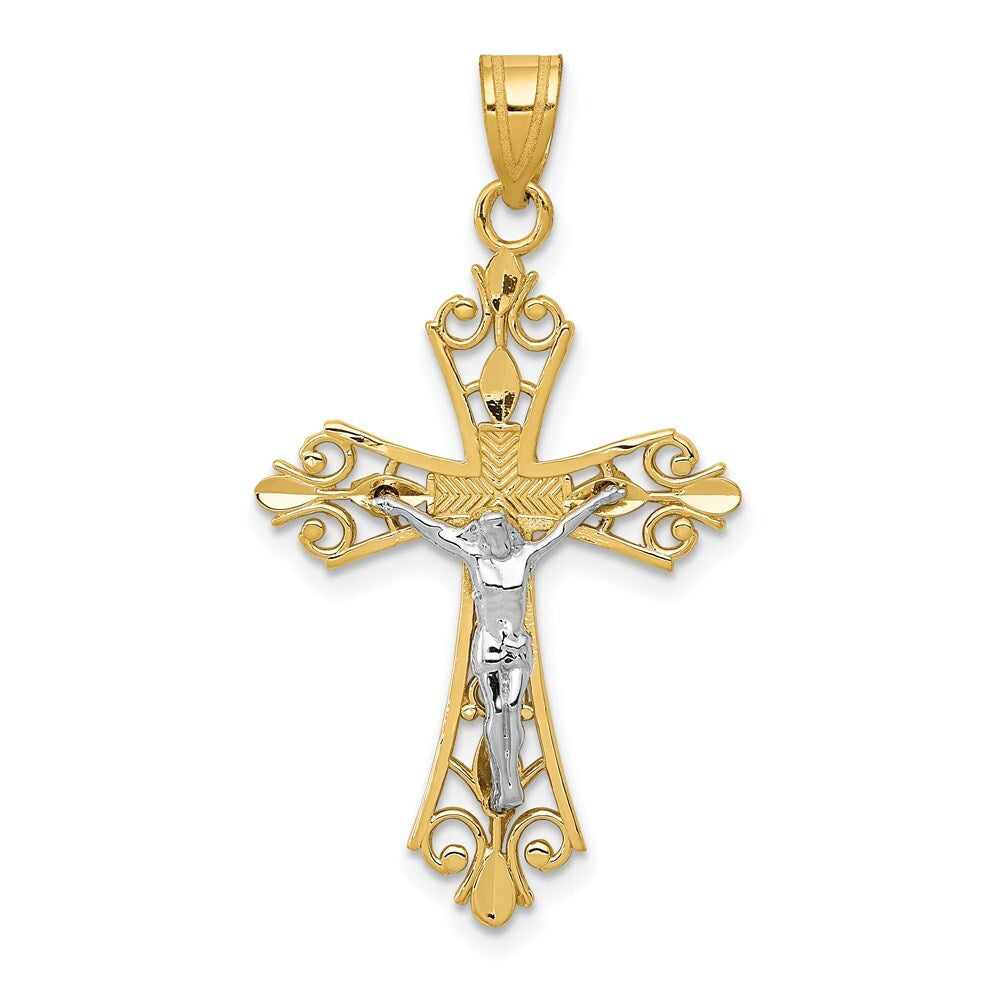 14k Two-tone Gold Pendant for Women