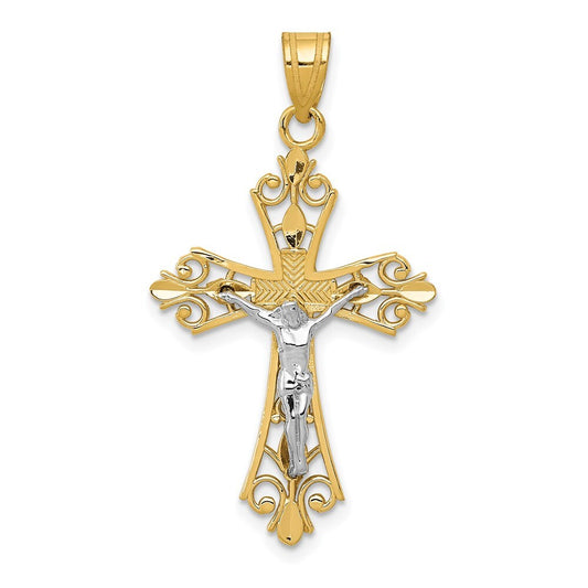 14k Two-tone Gold Pendant for Women