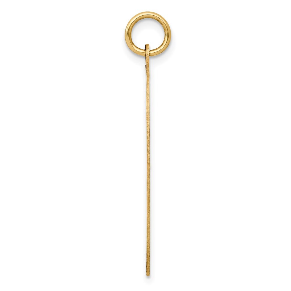 14k Yellow Gold 2 piece Heart Charm Set