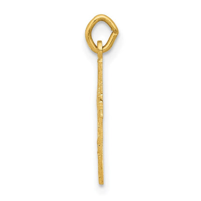14k Yellow Gold Small Cross Charm