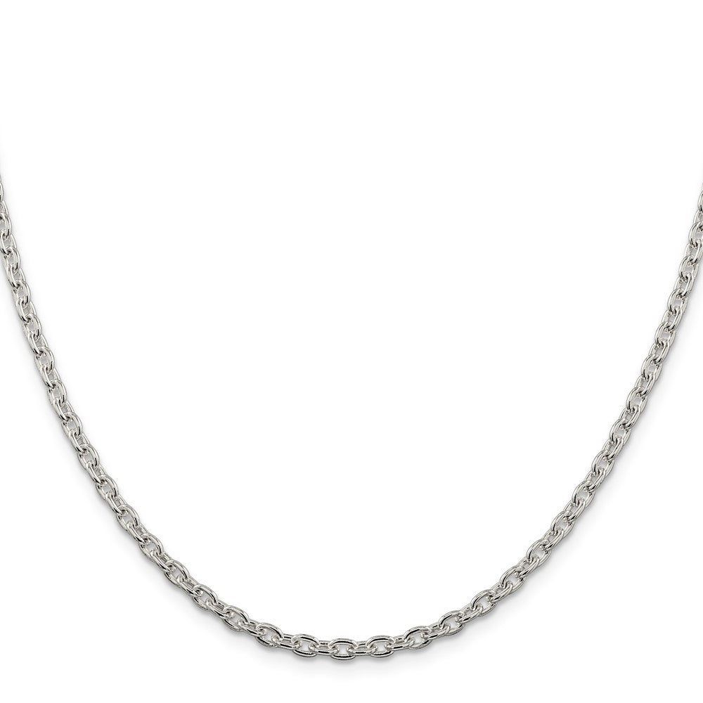 Sterling Silver 3.5mm Cable Chain Necklace