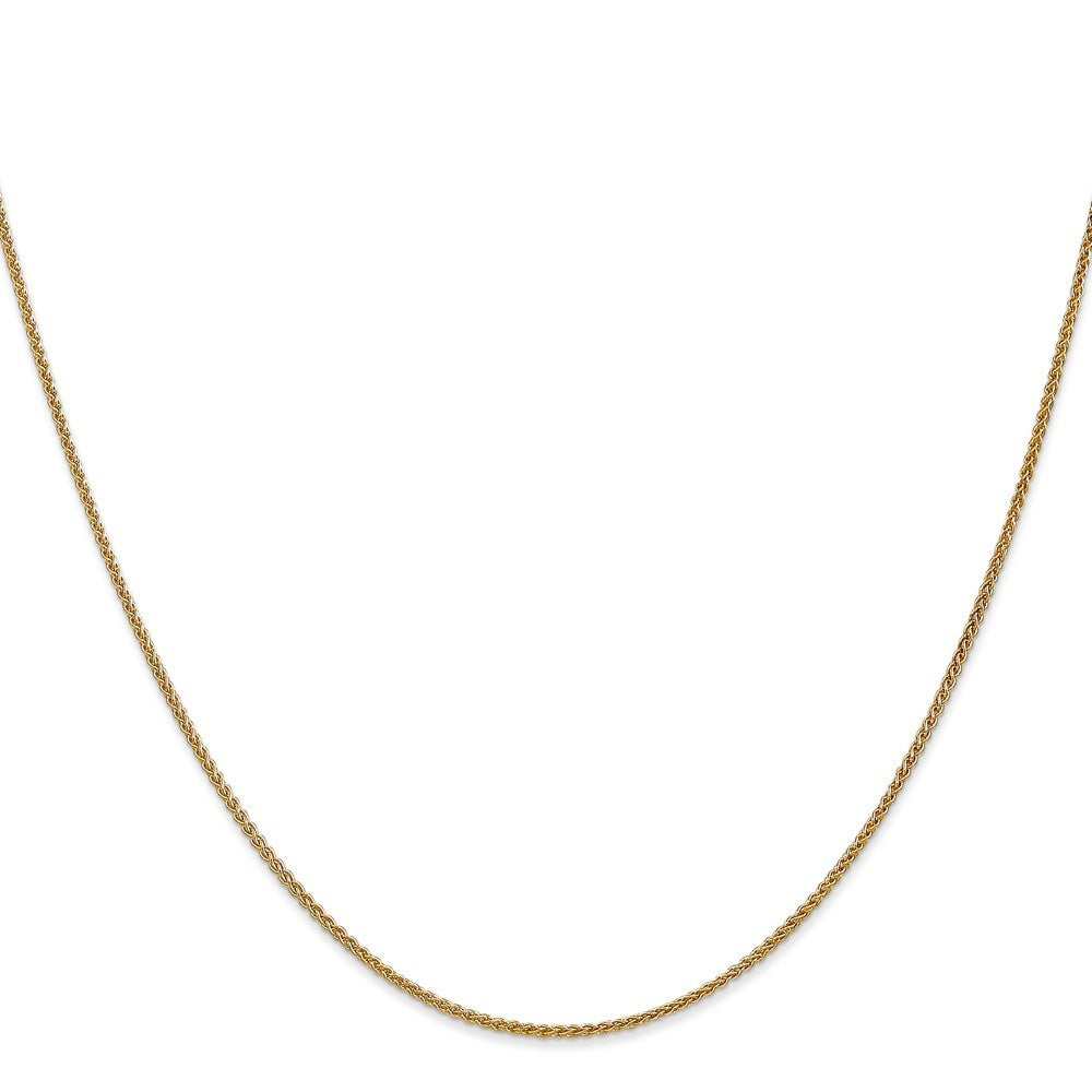 14k Yellow Gold 14 inch 1.25mm Spiga with Lobster Clasp Chain Necklace