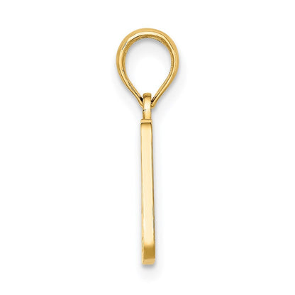 14k Yellow Gold OBX NORTH CAROLINA License Plate Charm