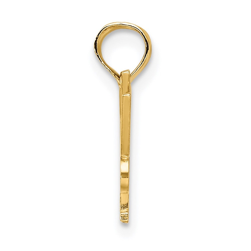 14k Yellow Gold LADY COP Charm