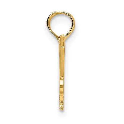 14k Yellow Gold LADY COP Charm