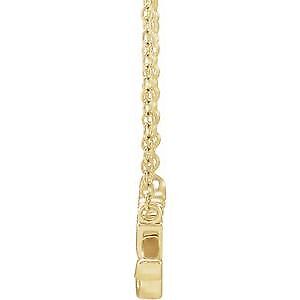 14k Yellow Gold Nanny 18" Necklace Gift for Women