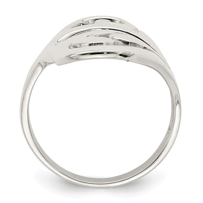 Sterling Silver Scroll Ring Size 7
