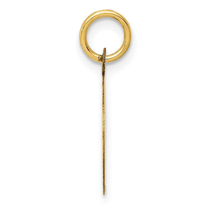 14k Yellow Gold HAPPY ANNIVERSARY Charm Pendant for Women