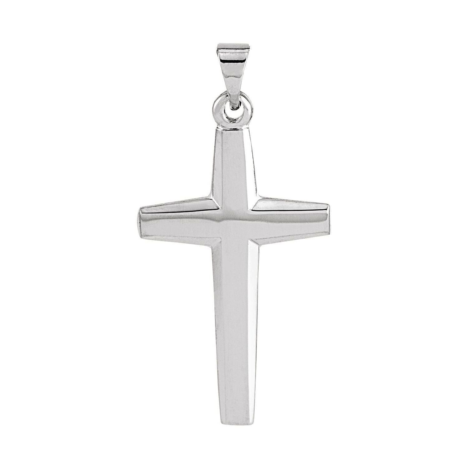 Sterling Silver Crucifix Catholic Cross Pendant Fine Jewelry Gift for Her