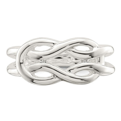 Sterling Silver Polished Celtic Knot Ring Size 7