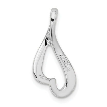 14k White Gold Slide
