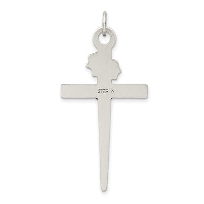 Sterling Silver Antiqued Crucifix Pendant Holiday Gift for Women