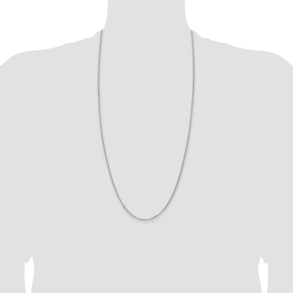 Sterling Silver Rhodium-plated 2.8mm Rolo Chain
