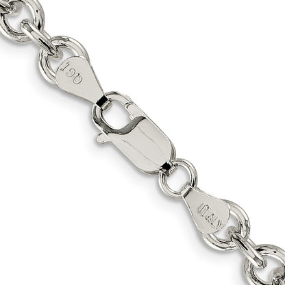 Sterling Silver 6.1mm Cable Chain Necklace