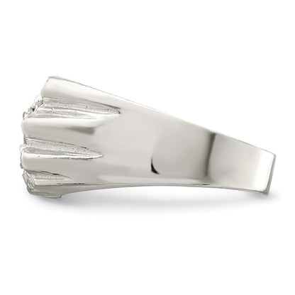 Sterling Silver Men's Nugget Ring Size 11