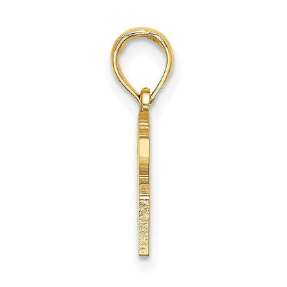 14k Yellow Gold Hands Forming a Heart Charm