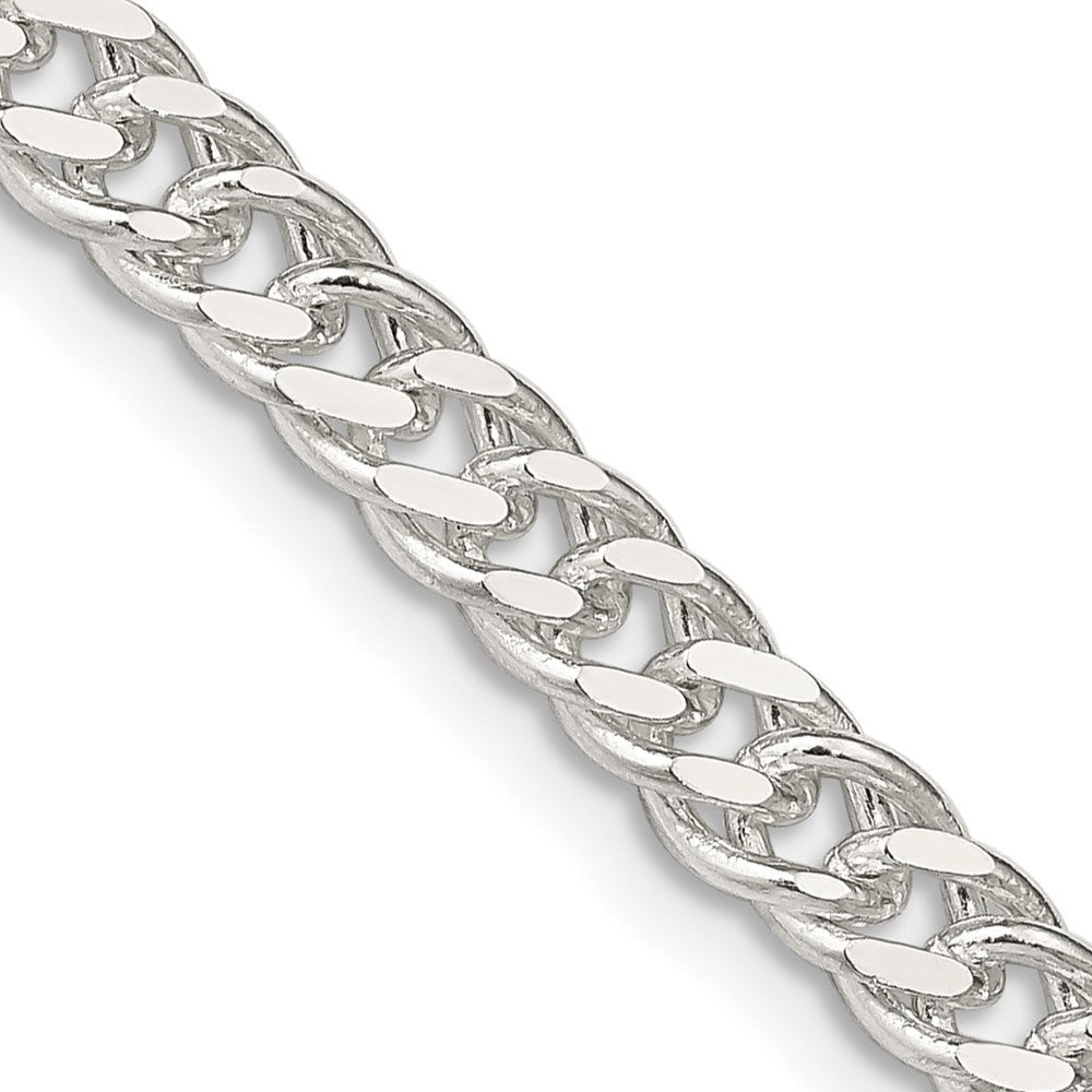 Sterling Silver 5.5mm Rambo Chain Necklace