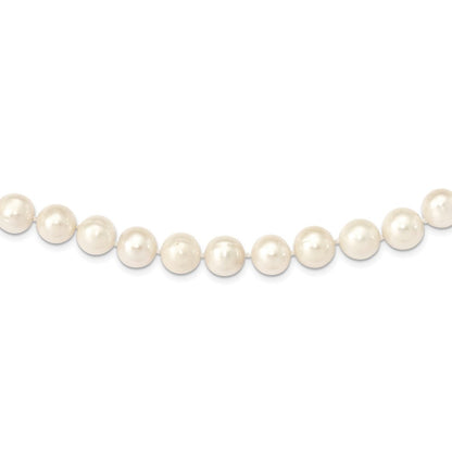 14k Yellow Gold 11-12mm White Freshwater Cultured Pearl 18 inch Necklace