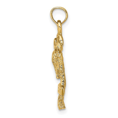 14k Yellow Gold MARCO IS. Palm Tree Charm Pendant for Women