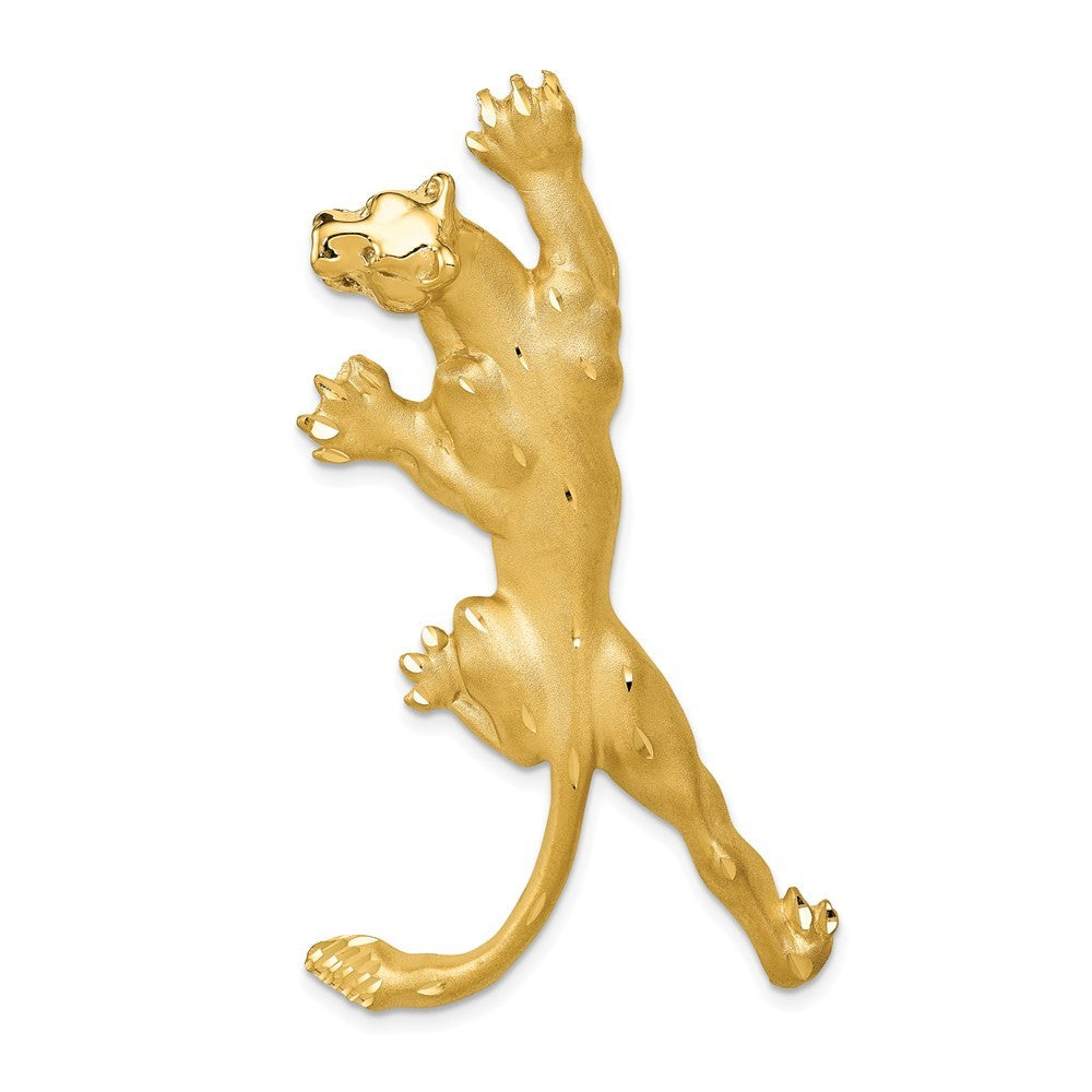 14k Yellow Gold Panther Pendant